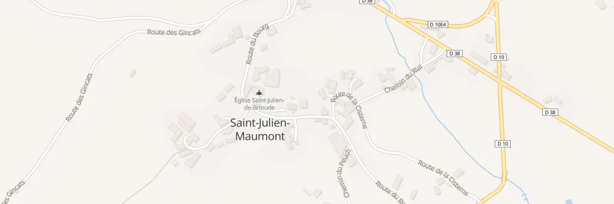 Plan du 355 Rte du Bourg à Saint-Julien-Maumont