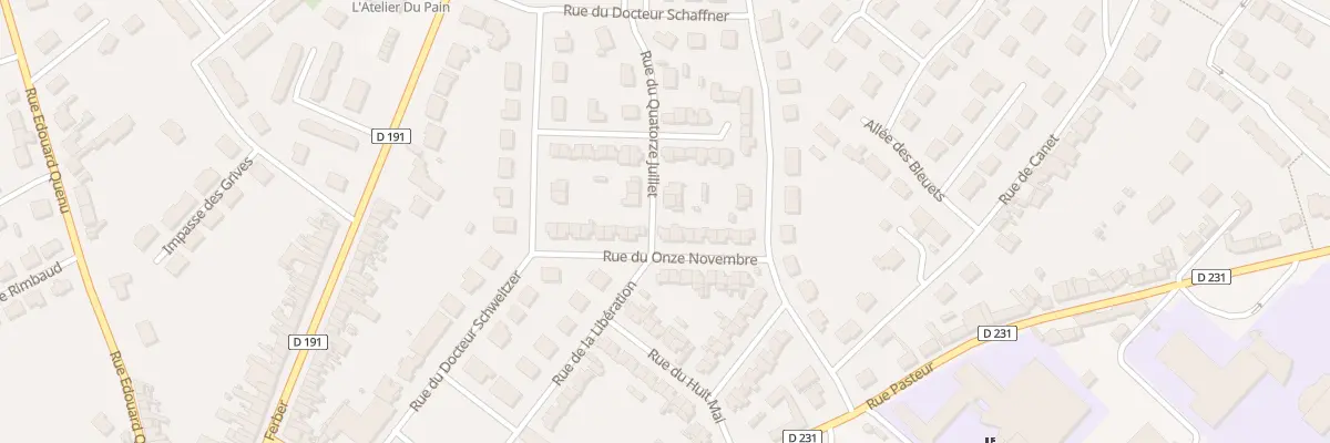 Plan du 17 Rue du Onze Novembre à Marquise