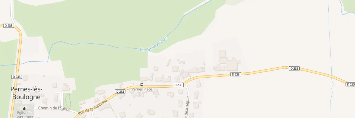 Plan du 23 Rue de la Fontaine à Pernes-lès-Boulogne