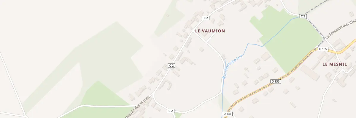 Plan du 12B Gr Grande Rue du Vaumion à Ambleville