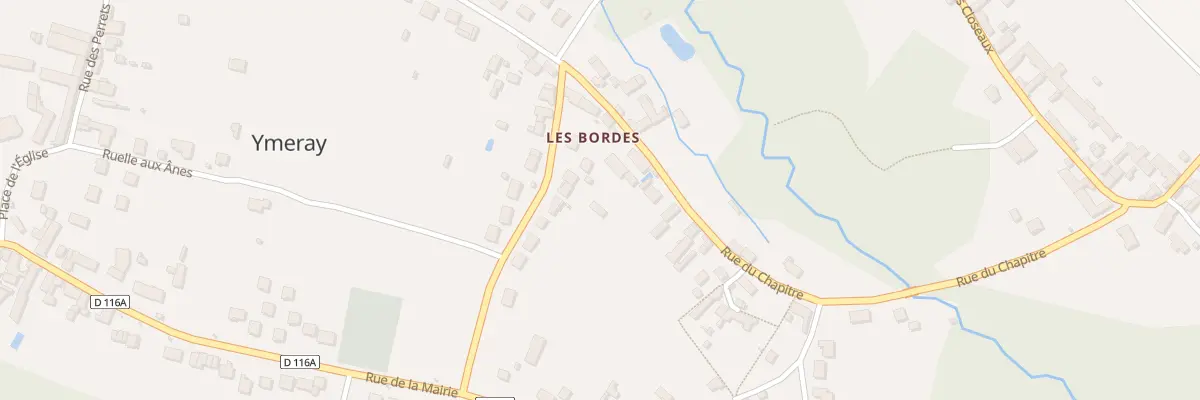 Plan du 10A Rue des Bordes à Ymeray