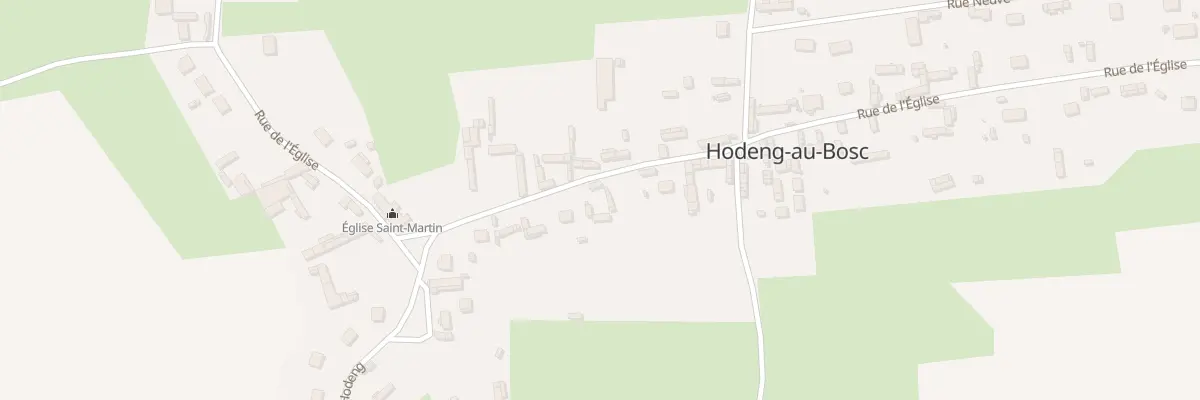 Plan du 25 Rue de l’Eglise à Hodeng-au-Bosc