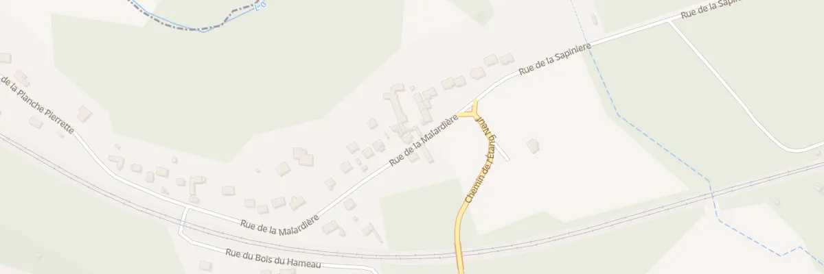Plan du 4 Rue de la Malardière à Droue-sur-Drouette