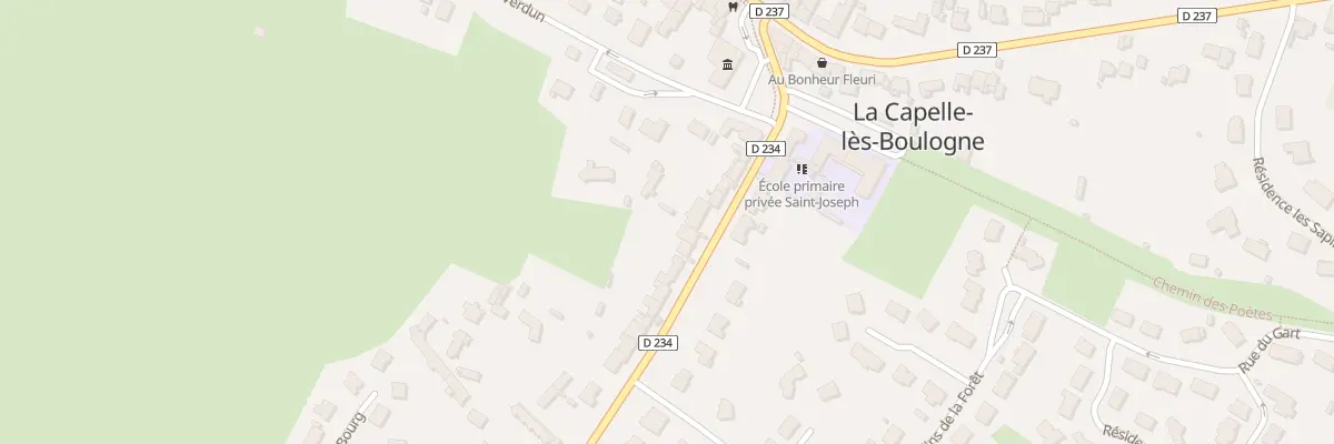Plan du 18 Rue Marcel Caudevelle à La Capelle-lès-Boulogne