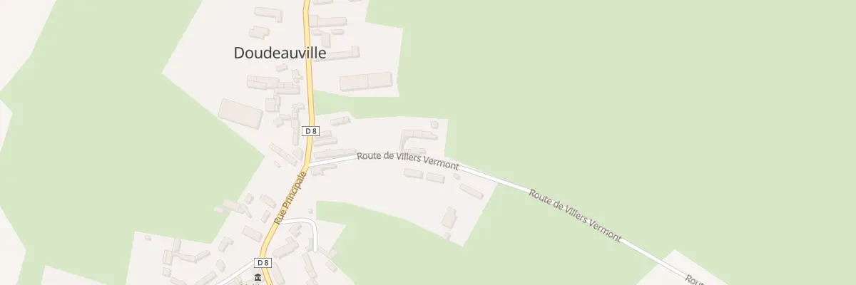 Plan du 1 Rte de Villers Vermont à Doudeauville