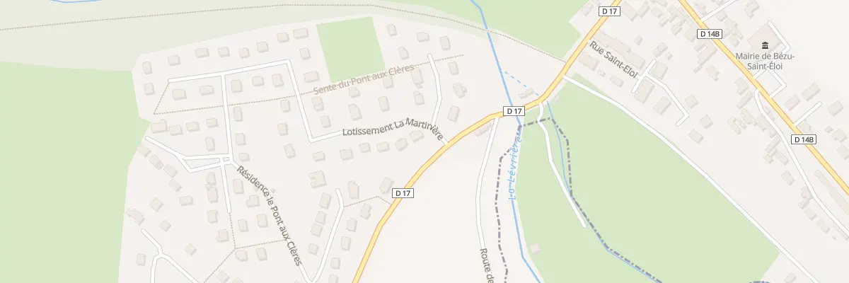 Plan du 1 Res La Martiniere à Bézu-Saint-Éloi