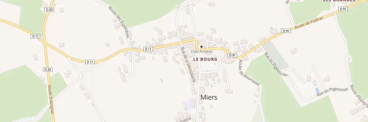 Plan du 50 Rue de la Menuiserie à Miers