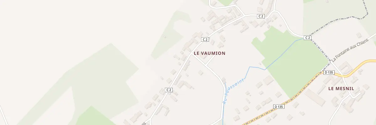 Plan du 20 Gr Grande Rue du Vaumion à Ambleville