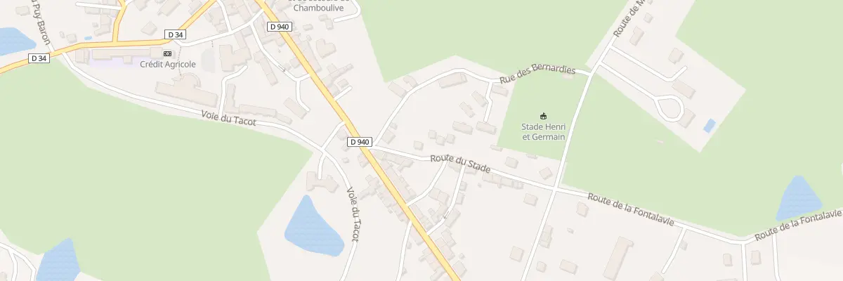 Plan du 5209 Les Bernardies à Chamboulive