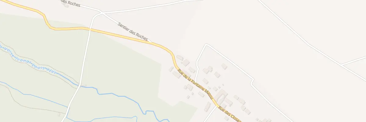 Plan du 7 Rue de la Fontaine Matou à Ymeray