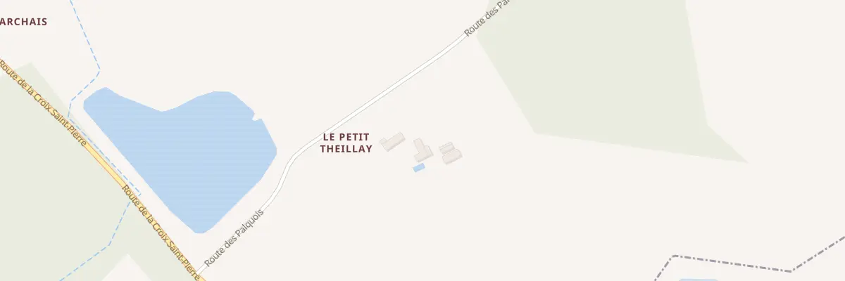 Plan du 323 Le Petit Theillay à Dhuizon