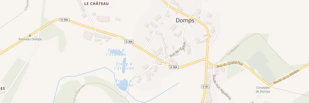 Plan du 6 Rte de Sussac à Domps