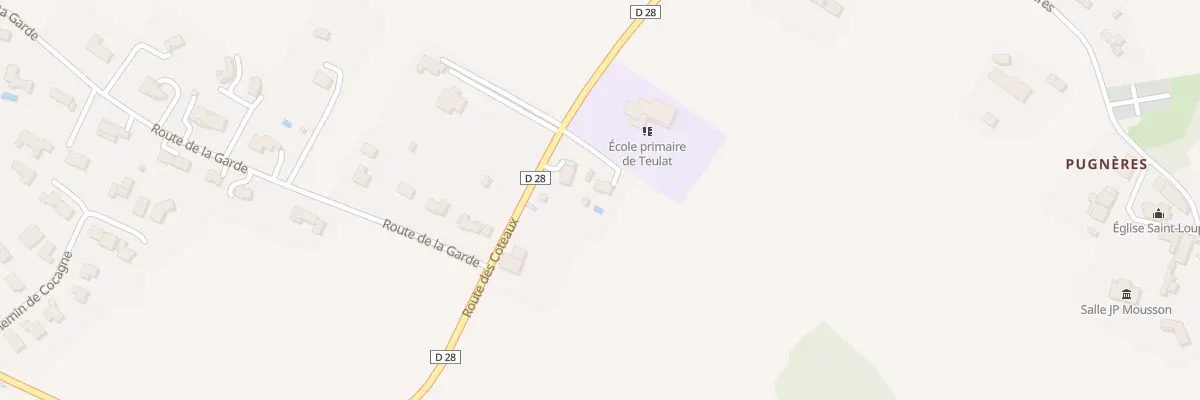 Plan du 5211 Bellevue à Teulat