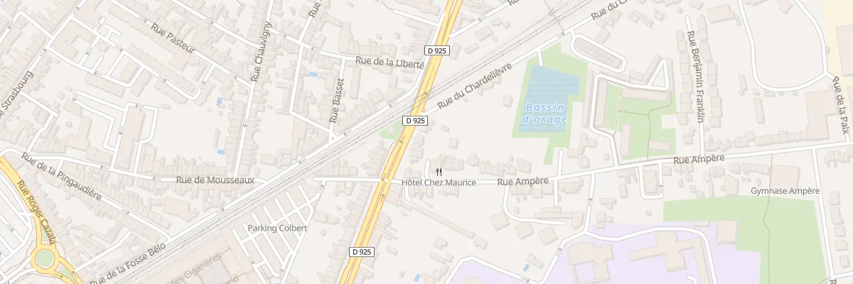 Plan du 96 Bd de Bryas à Châteauroux