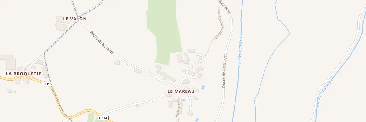 Plan du 45 Che du Mareau à La Chapelle-aux-Saints