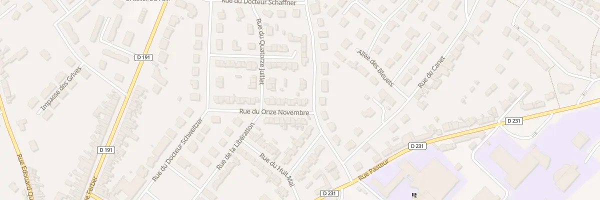 Plan du 29 Rue du Onze Novembre à Marquise