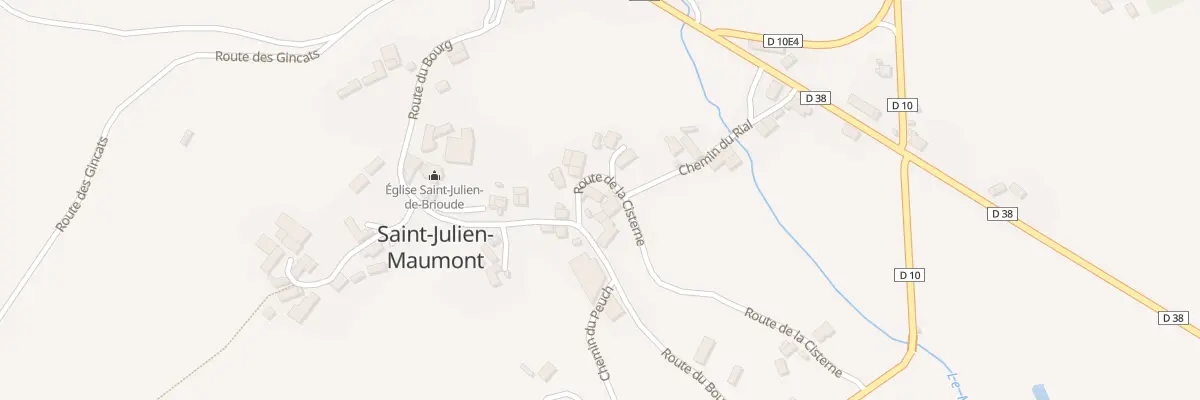 Plan du 287 Rte de la Cisterne à Saint-Julien-Maumont
