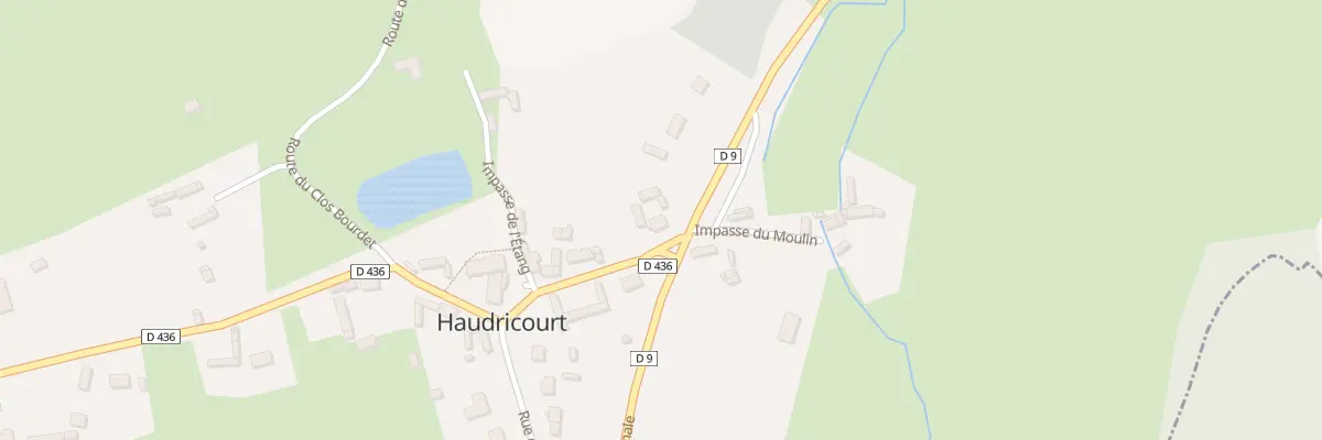 Plan du 12 Rue des Ecoles à Haudricourt