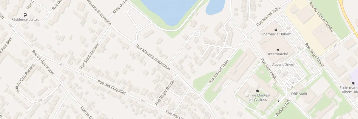 Plan du 44 Rue Maurice Braunstein à Mantes-la-Jolie