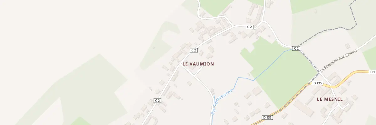 Plan du 2 Rue du Lavoir Toussaint à Ambleville