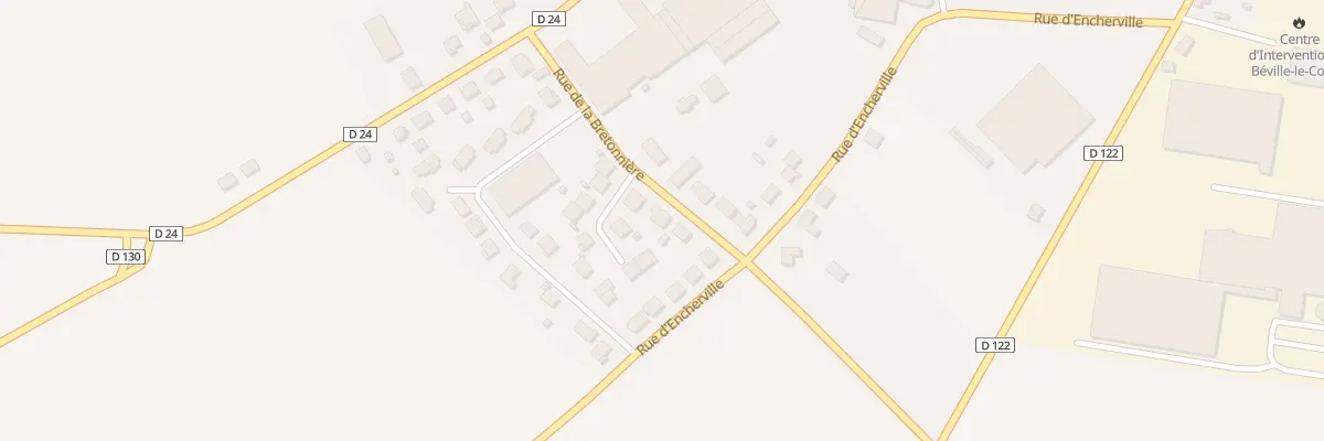 Plan du 4 Rue de la Bretonnière à Béville-le-Comte