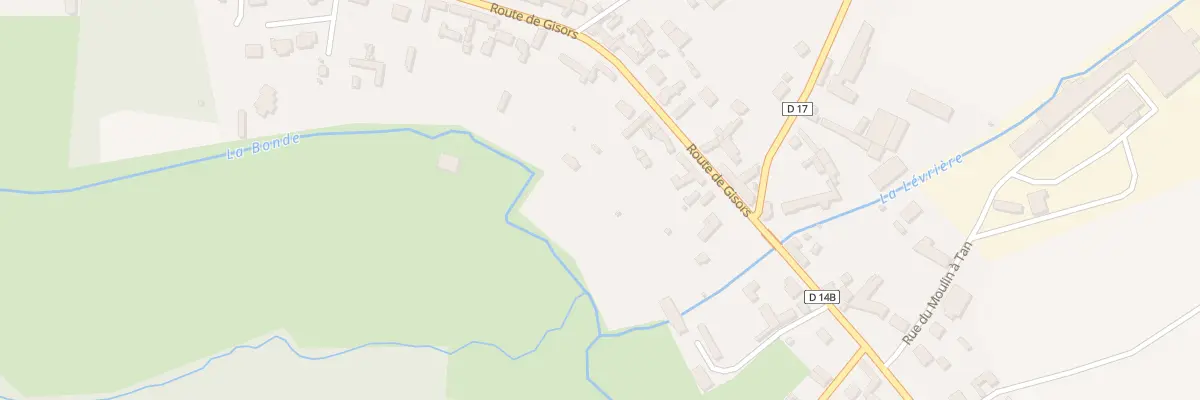 Plan du 45 Rte de Gisors à Bézu-Saint-Éloi