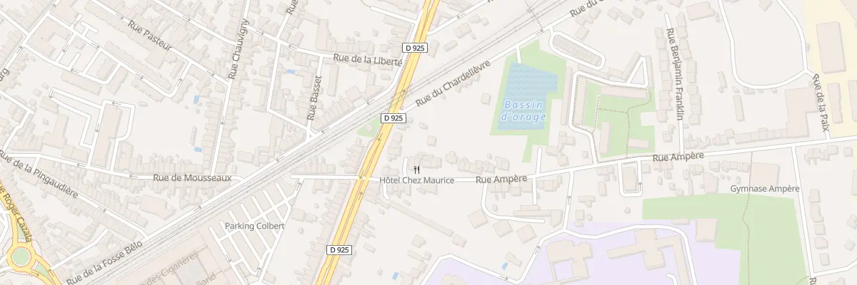 Plan du 96B Bd de Bryas à Châteauroux