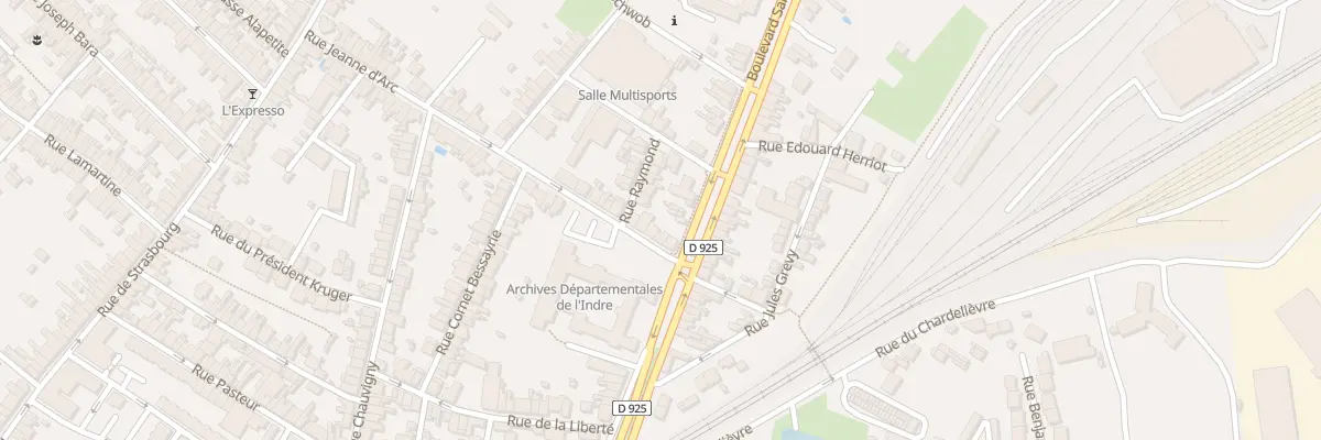 Plan du 6 Rue Jeanne d’Arc à Châteauroux