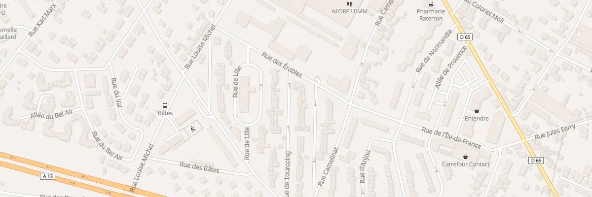 Plan du 3 Rue de Tourcoing à Mantes-la-Ville