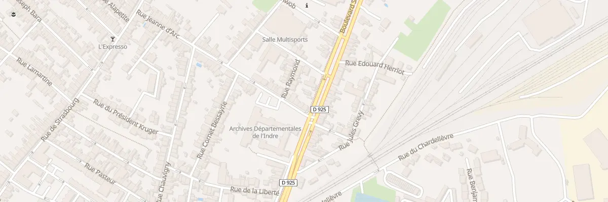Plan du 4 Rue Jeanne d’Arc à Châteauroux