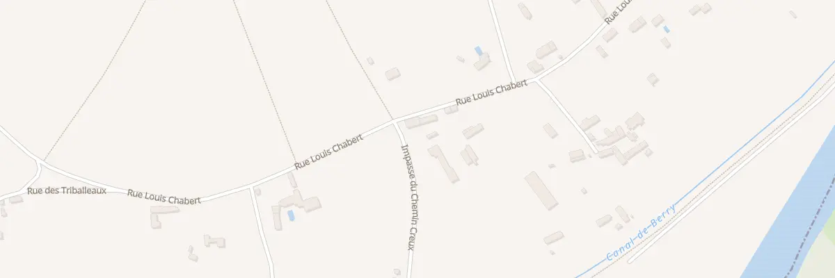 Plan du 626 Rue Louis Chabert à Gièvres