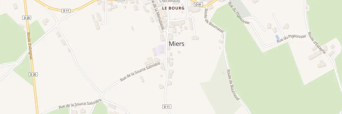 Plan du 5165 Miers à Miers