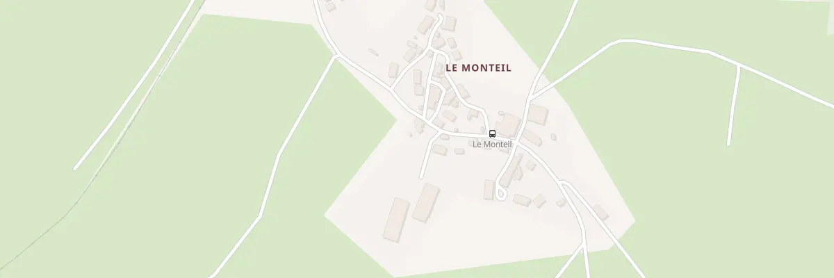 Plan du 13 Le Monteil à Montaigut-le-Blanc