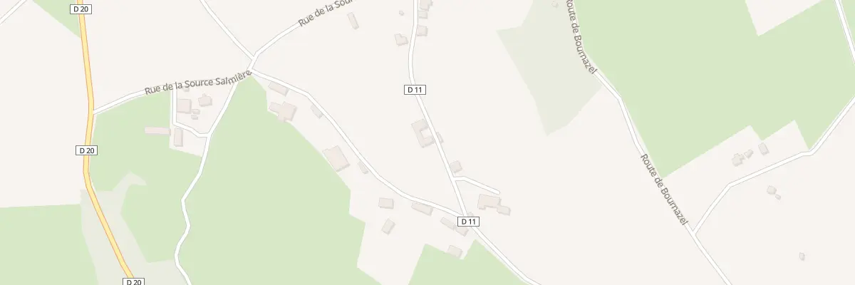 Plan du 202 Rte de Thégra à Miers