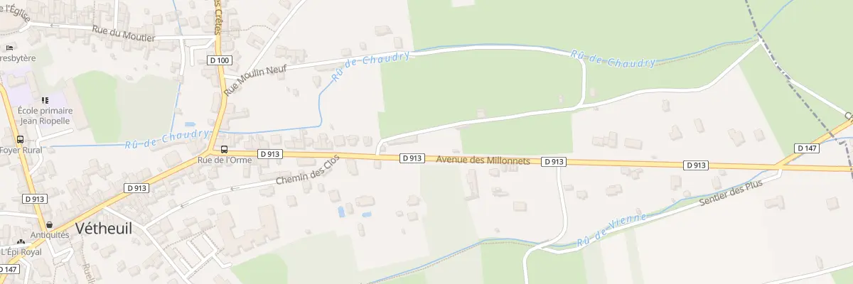 Plan du 33 Av des Millonnets à Vétheuil