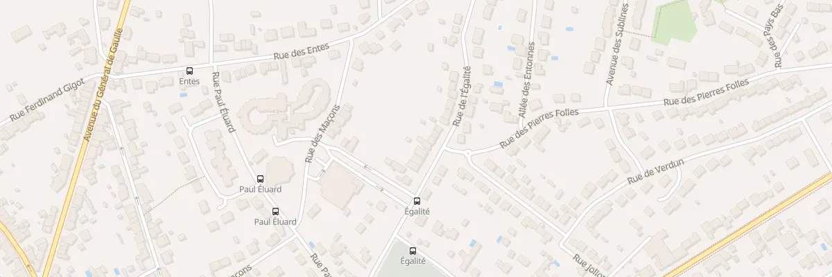 Plan du 65B Rue de l’Egalité à Déols