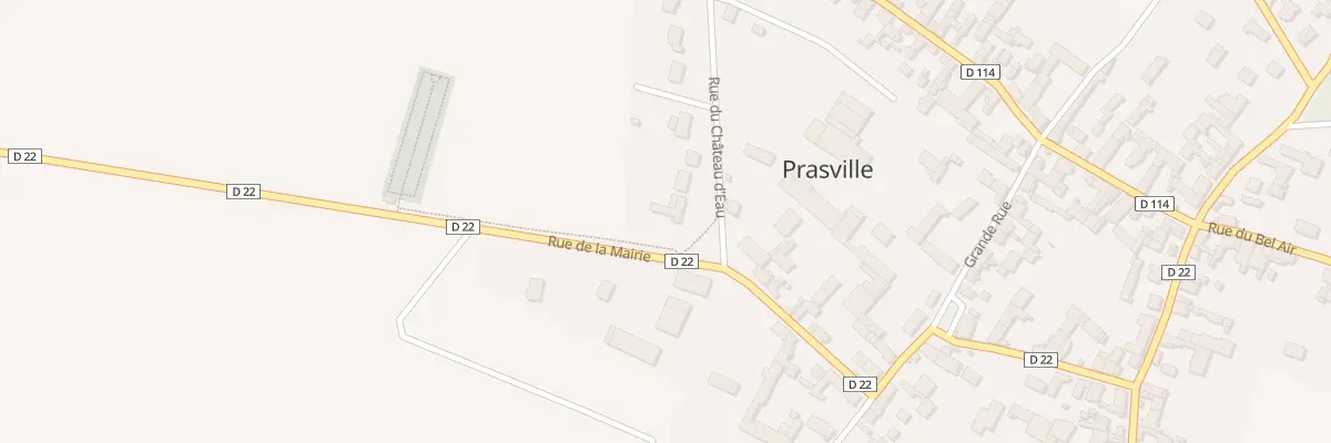 Plan du 13 Rue du Château d’Eau à Prasville