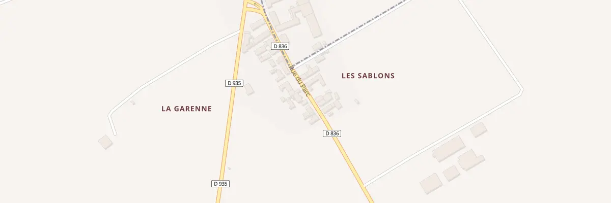 Plan du 22 Rue du Parc à Coinces