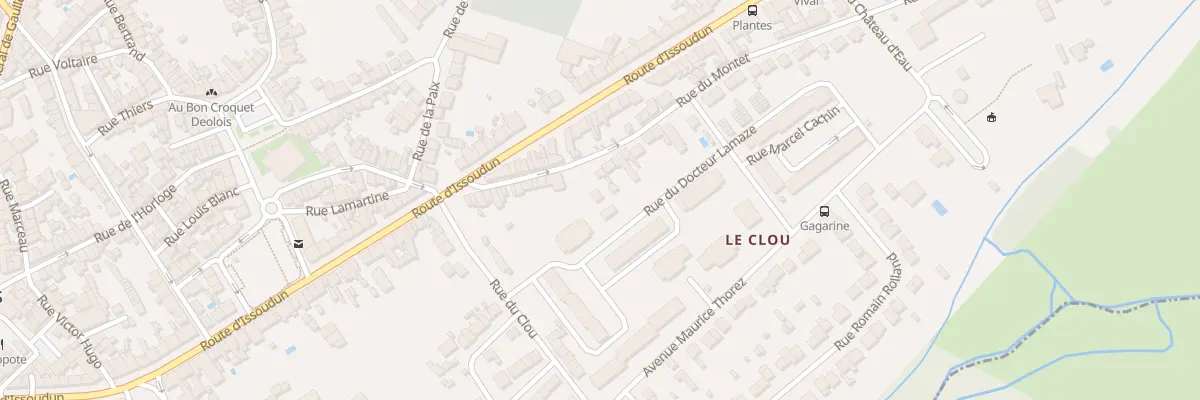 Plan du 28 Rue du Montet à Déols