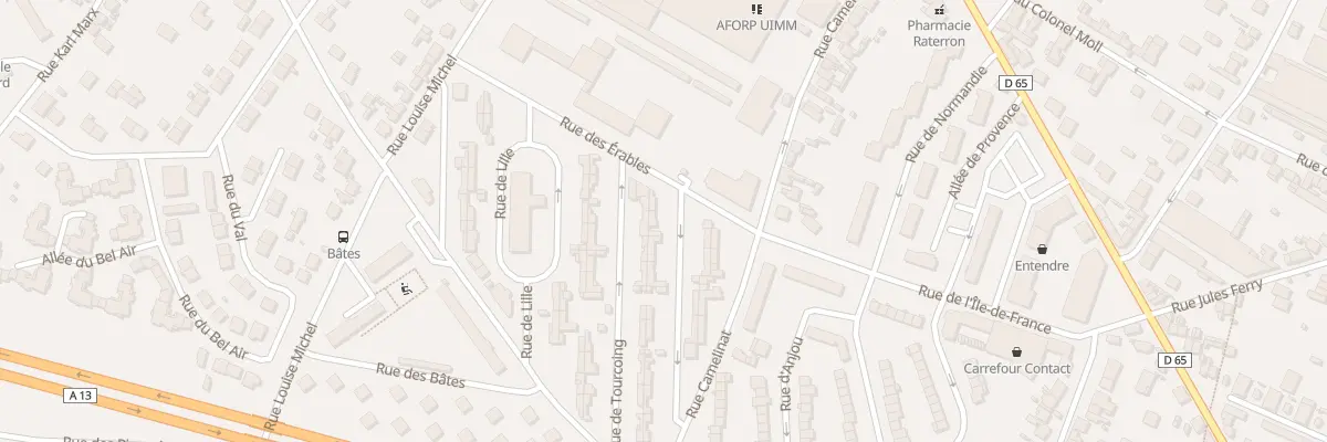 Plan du 4 Rue de Roubaix à Mantes-la-Ville