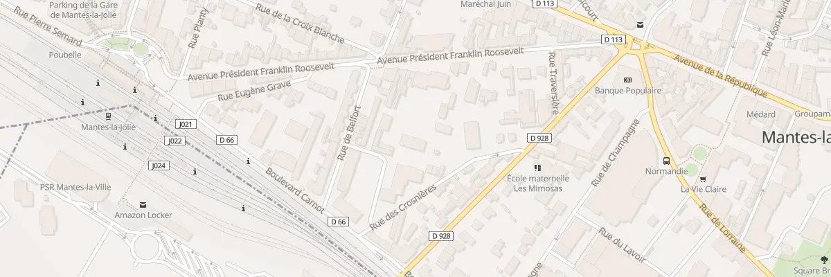 Plan du 27 Av du Pdt Franklin Roosevelt à Mantes-la-Jolie