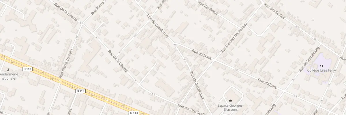Plan du 49 Rue de Gassicourt à Mantes-la-Jolie