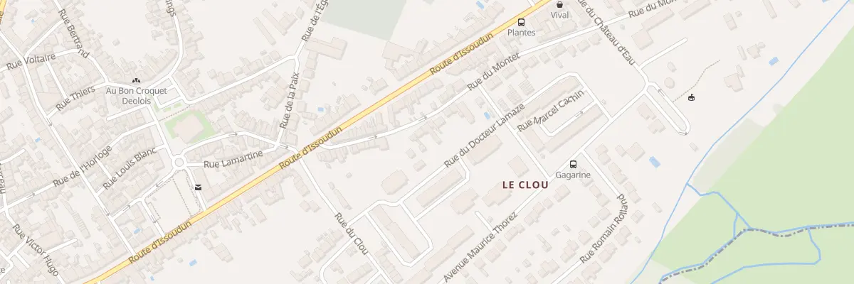 Plan du 32 Rue du Montet à Déols