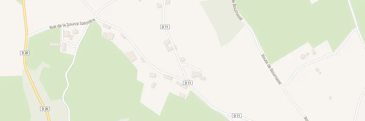 Plan du 247 Rte de Thégra à Miers