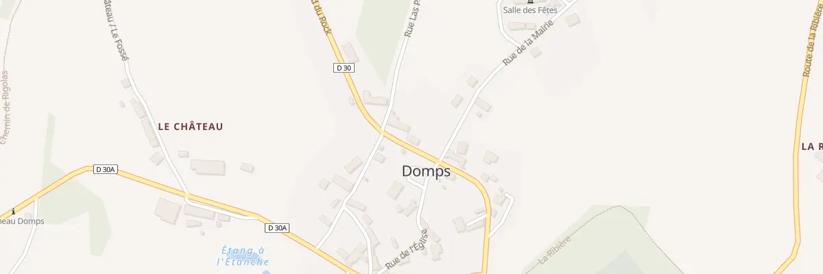 Plan du 5016 Domps à Domps