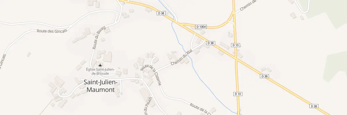 Plan du 5041 Au Bourg à Saint-Julien-Maumont