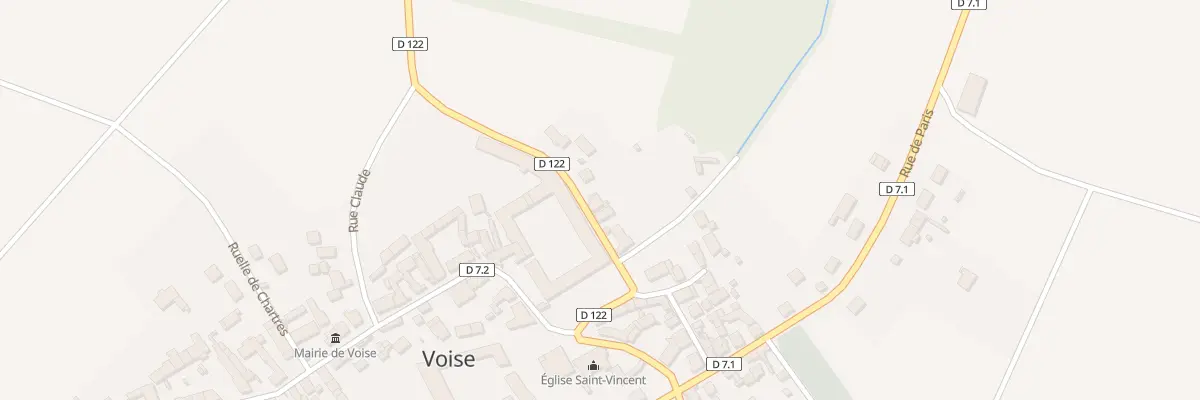 Plan du 22 Rue de Béville à Voise
