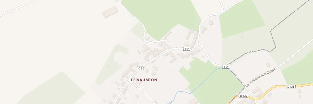 Plan du 33 Gr Grande Rue du Vaumion à Ambleville