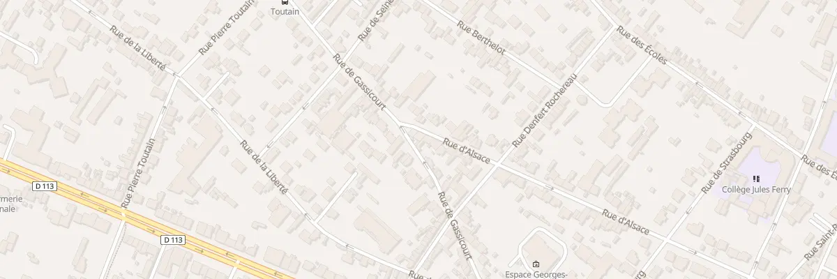 Plan du 83 Rue d’Alsace à Mantes-la-Jolie