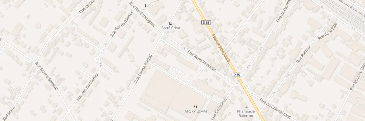 Plan du 13 Rue René Valognes à Mantes-la-Ville